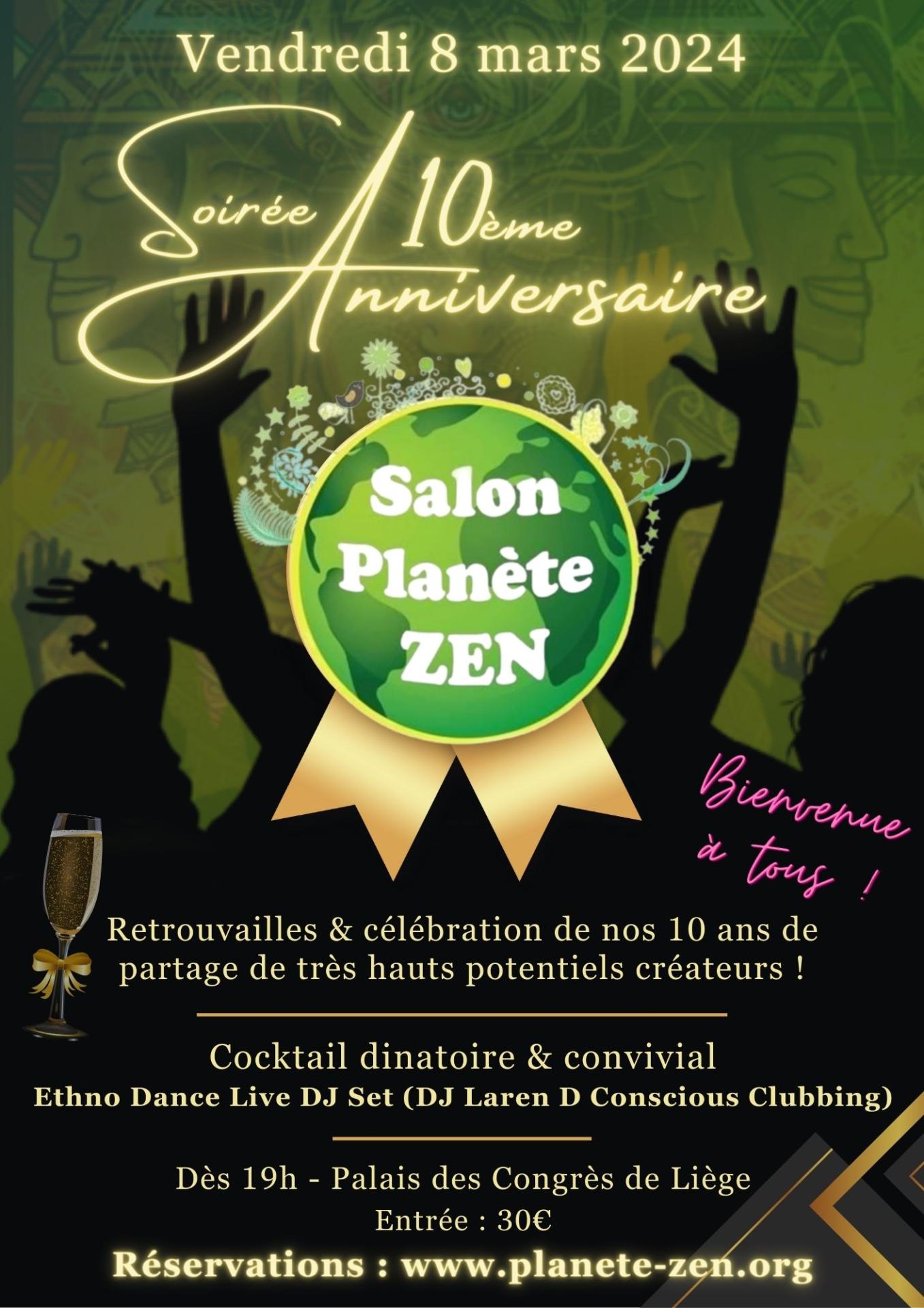 Affiche 10 ans planete zen